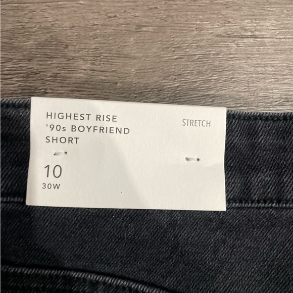 High Rise Boyfriend Jean Shorts - Picture 4 of 5